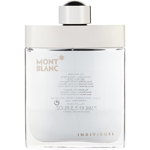 Mont Blanc Individuel By Mont Blanc Edt Spray 2.5 Oz *Tester