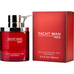 Yacht Man Red By Myrurgia Edt Spray 3.4 Oz