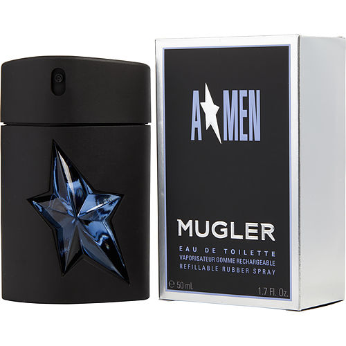 Angel By Thierry Mugler Edt Spray Rubber Bottle Refillable 1.7 Oz