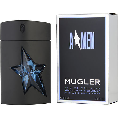 Angel By Thierry Mugler Edt Spray Rubber Bottle Refillable 3.4 Oz