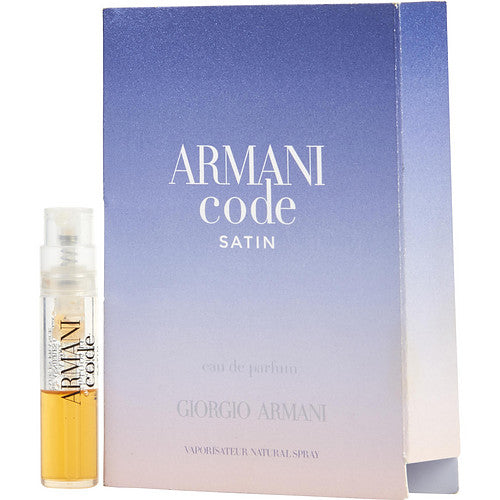 Armani Code By Giorgio Armani Eau De Parfum Spray Vial On Card (Satin Edition Packaging)