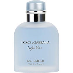 D & G Light Blue Eau Intense By Dolce & Gabbana Eau De Parfum Spray 3.3 Oz *Tester