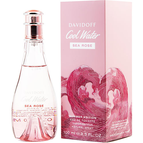 Cool Water Sea Rose By Davidoff Edt Spray 3.3 Oz (Summer Limited Edition 2019)
