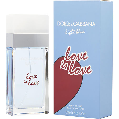 D & G Light Blue Love Is Love By Dolce & Gabbana Edt Spray 1.7 Oz