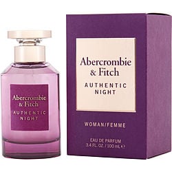 Abercrombie & Fitch Authentic Night By Abercrombie & Fitch Eau De Parfum Spray 3.4 Oz