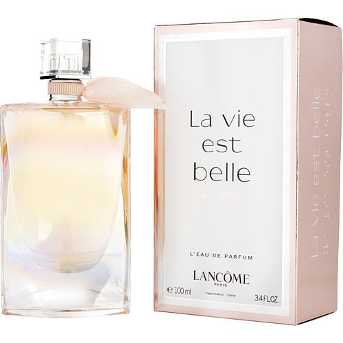 La Vie Est Belle Soleil Crystal By Lancome L'Eau De Parfum Spray 3.4 Oz