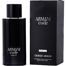 Armani Code By Giorgio Armani Parfum Spray Refillable 4.2 Oz