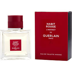 Habit Rouge L'Instinct By Guerlain Edt Intense Spray 1.7 Oz