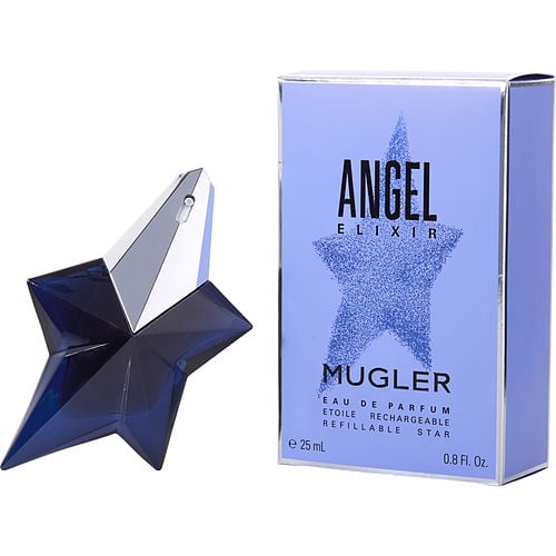 Angel Elixir By Thierry Mugler Eau De Parfum Refillable Spray 0.85 Oz