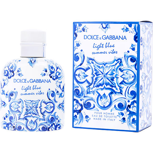 D & G Light Blue Summer Vibes By Dolce & Gabbana Edt Spray 4.2 Oz
