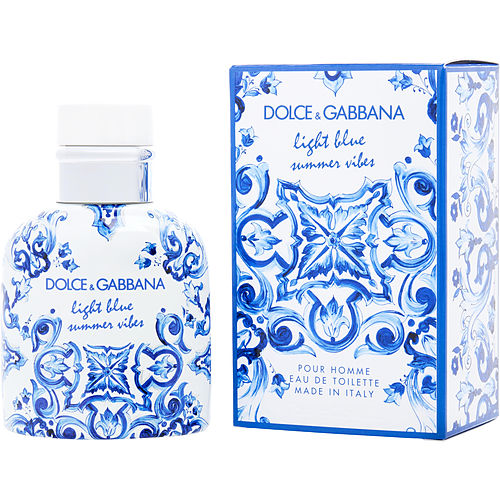 D & G Light Blue Summer Vibes By Dolce & Gabbana Edt Spray 2.5 Oz