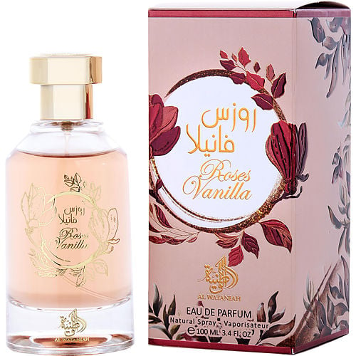 Al Wataniah Roses Vanilla By Al Wataniah Eau De Parfum Spray 3.4 Oz